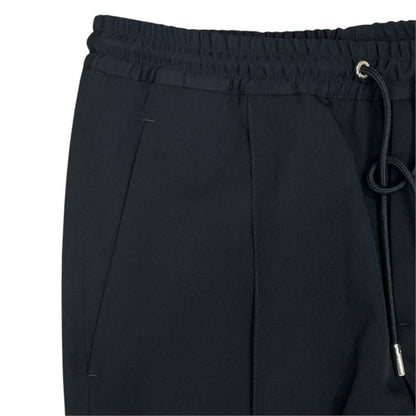 Dior Kaws Collaboration Jogger Pants Track Bee Embroidery Wool Rhinestone Black — view 2