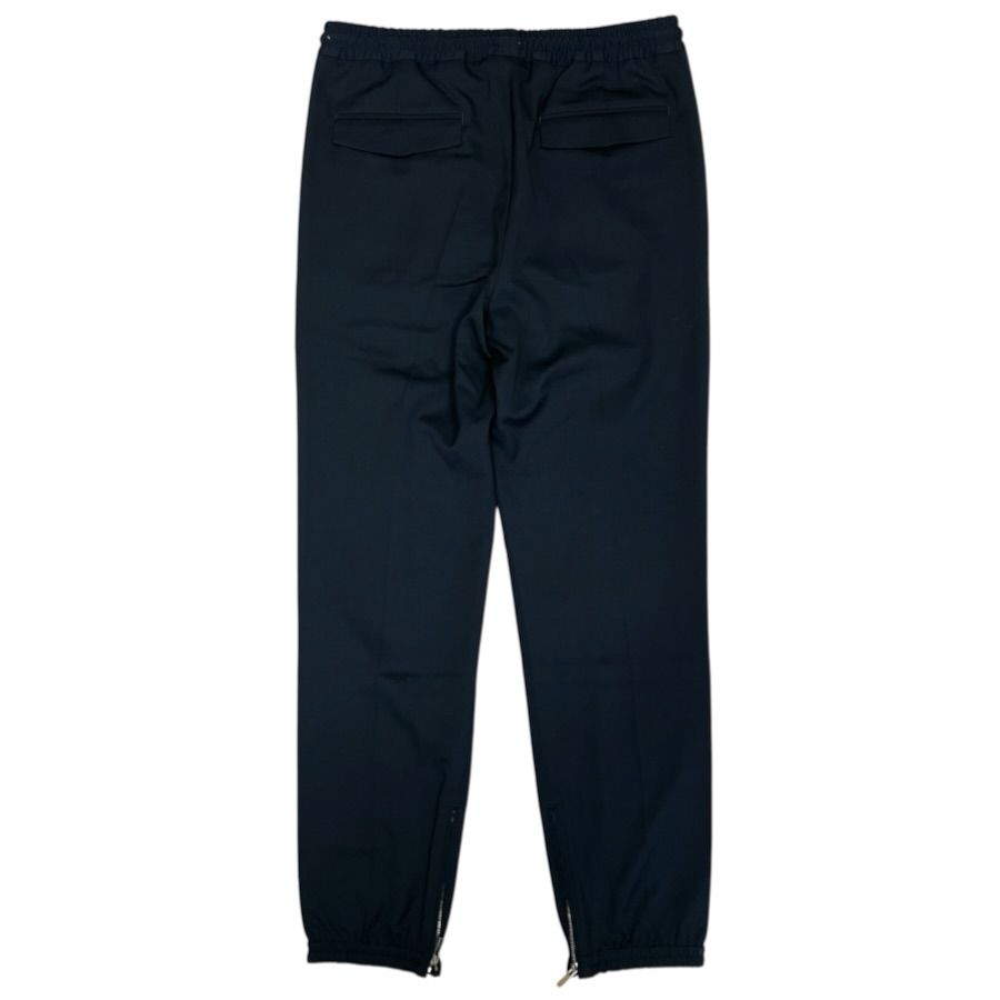 Dior Kaws Collaboration Jogger Pants Track Bee Embroidery Wool Rhinestone Black — view 6