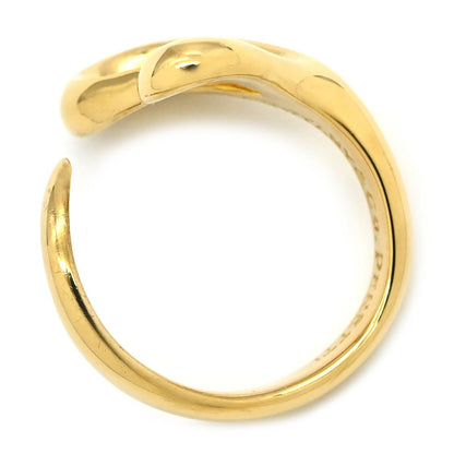Tiffany & Co Ring Open Heart Yellow Gold Elsa Peretti — view 2