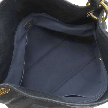 Louis Vuitton Handbag Artsy MM Monogram Empreinte Infini Gold Tote Navy — view 7