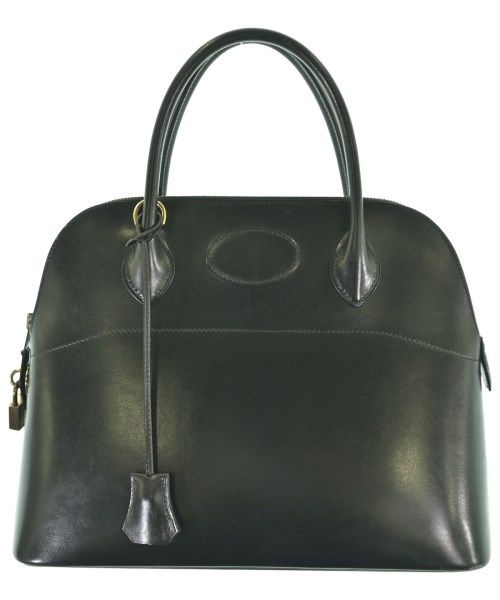Hermes Bolide 31 Box Calf Gold Handbag