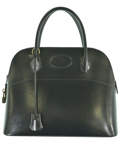 Hermes Bolide 31 Box Calf Gold Handbag