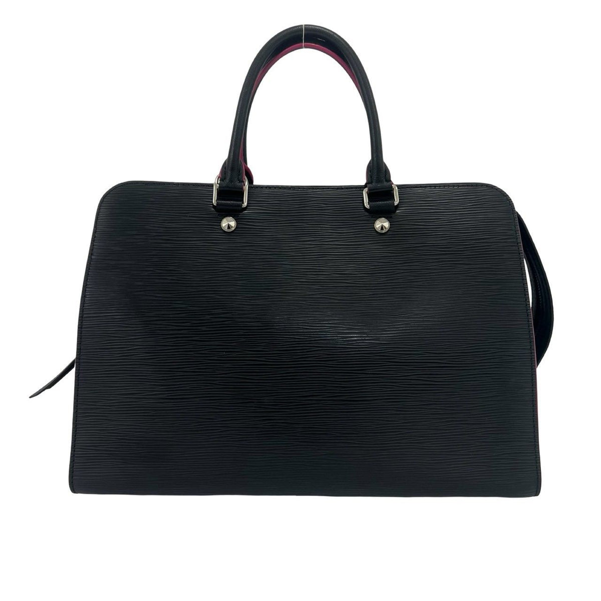 Louis Vuitton Vaneau GM Epi Leather 2-Way Shoulder Bag Noir Hot Pink — view 3