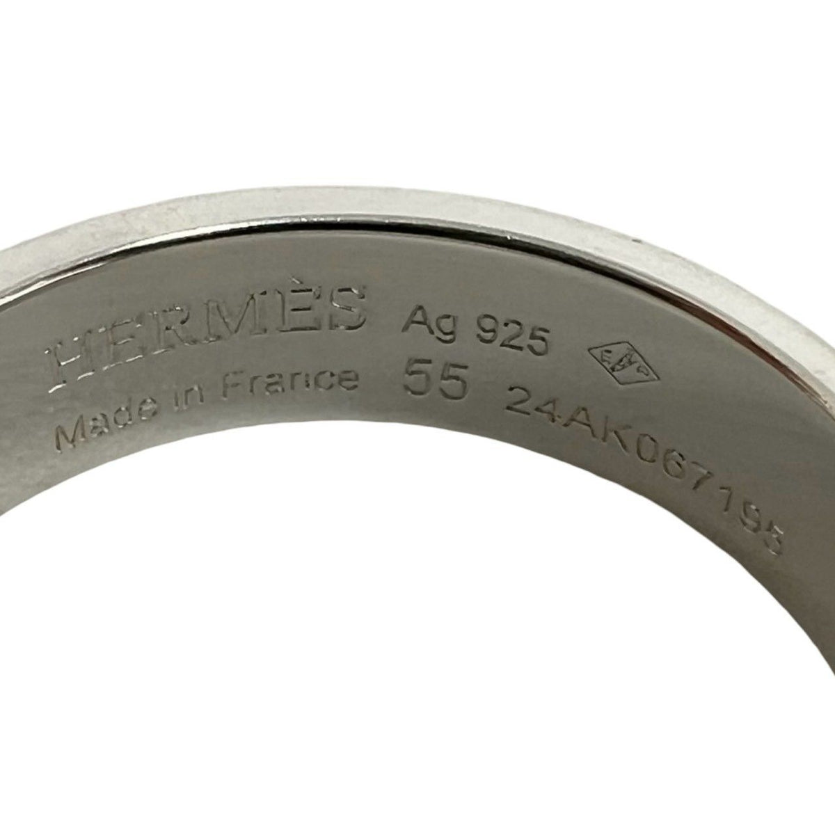 Hermes Collier de Chien Ring 925 Sterling Silver — view 3
