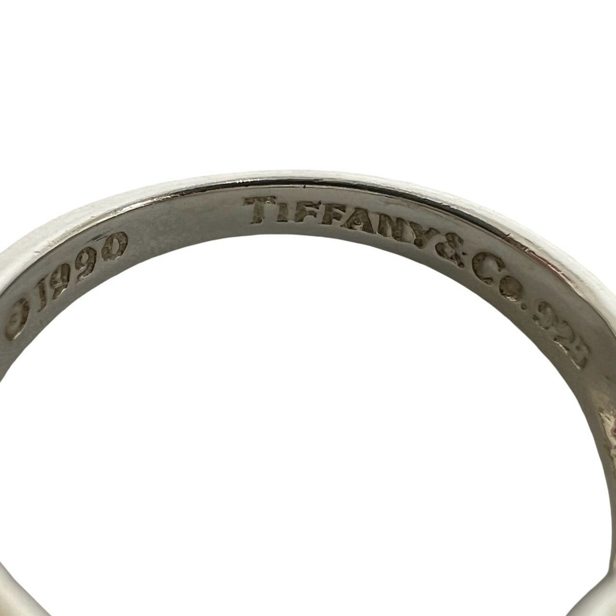 Tiffany & Co Vintage Signature Ring 925 Sterling Silver — view 3