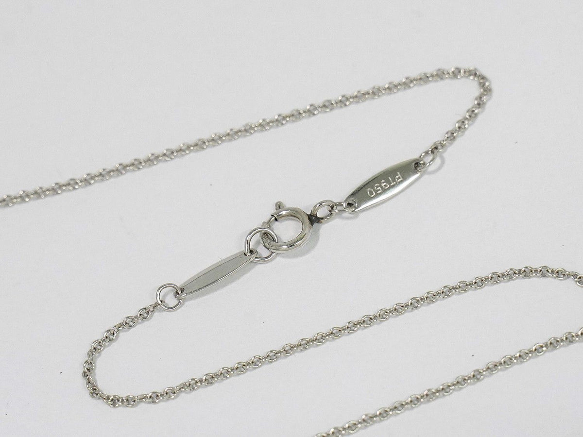Tiffany & Co by the Yard Diamond Pendant Platinum — view 3