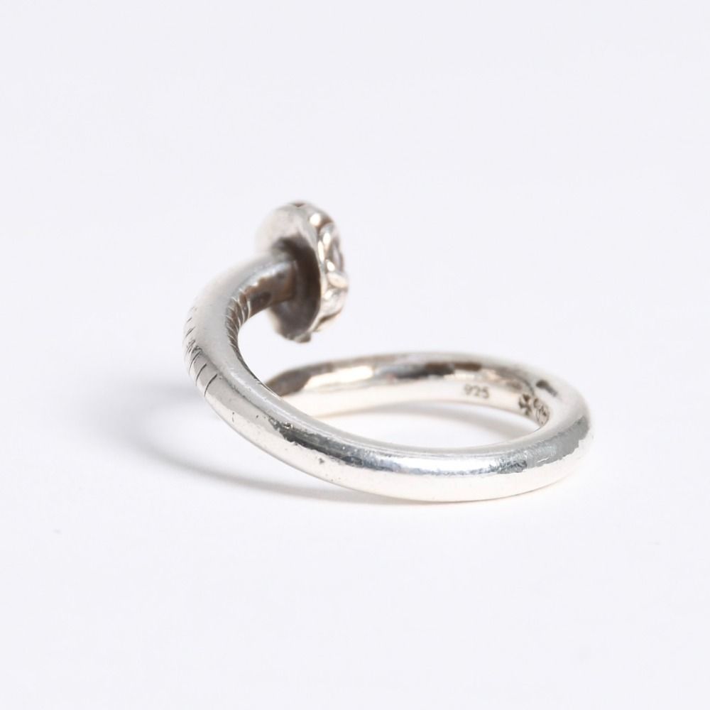 Chrome Hearts Rng Nail Cross Ball Ring 925 Sterling Silver — view 6