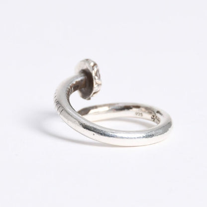 Chrome Hearts Rng Nail Cross Ball Ring 925 Sterling Silver — view 6