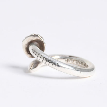 Chrome Hearts Rng Nail Cross Ball Ring 925 Sterling Silver — view 3