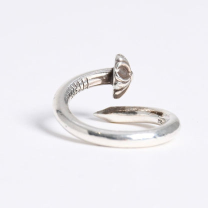 Chrome Hearts Rng Nail Cross Ball Ring 925 Sterling Silver — view 8