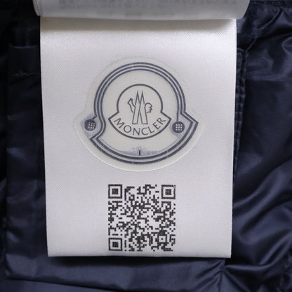 Moncler Cardigan Tricot Knit Down Contrast Collarless Jacket — view 7