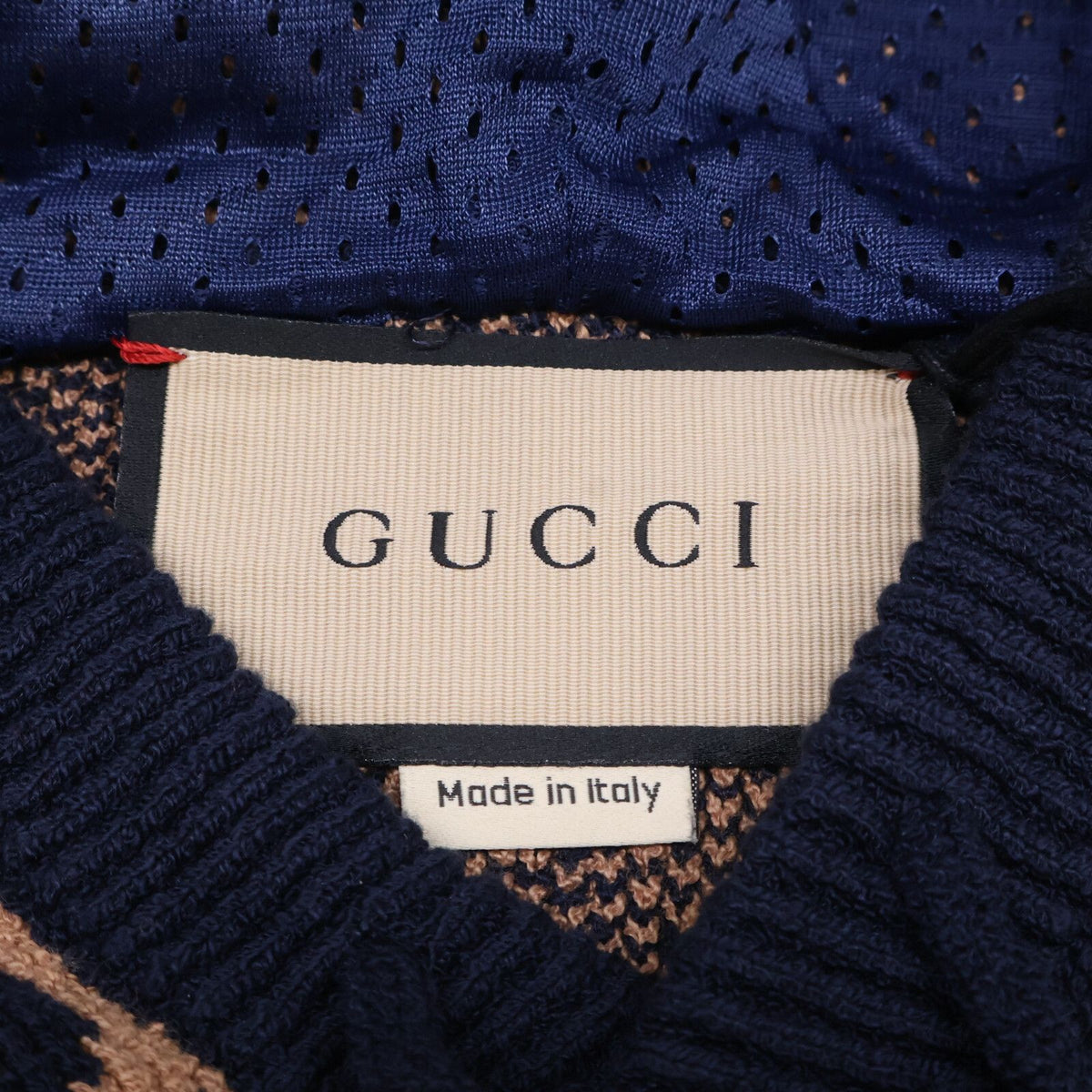 Gucci GG Cotton Jacquard Pullover Knit Hoodie — view 4