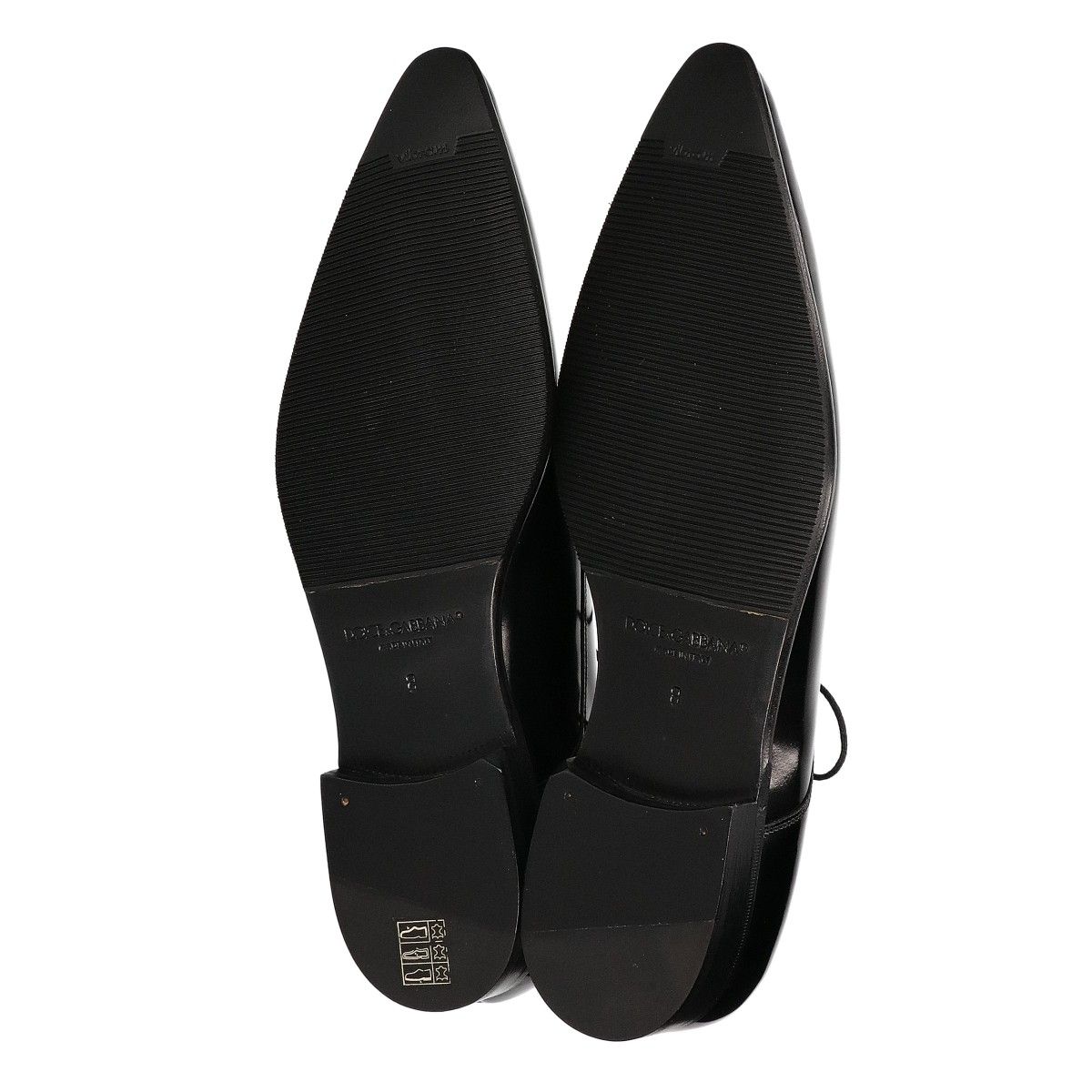 Dolce & Gabbana Patent Leather Lace-up Shoes — view 6