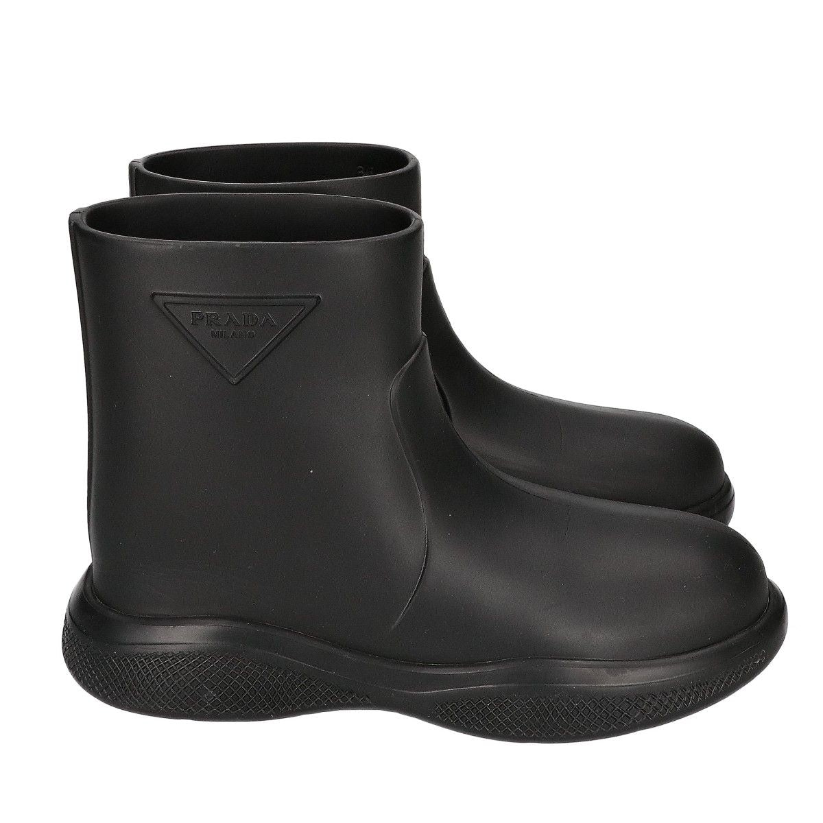 Prada Foam Rubber Rain Boots — view 4