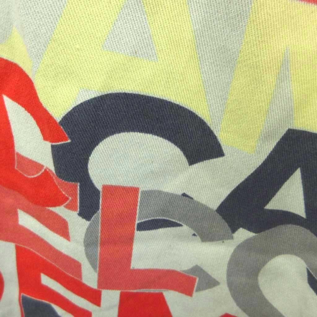Chanel 00A Flare Pants Stretch Logo Print Multi CC Red Gray Navy Multicolor 42 — view 5