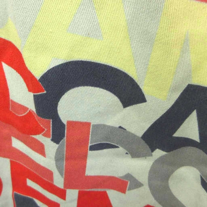 Chanel 00A Flare Pants Stretch Logo Print Multi CC Red Gray Navy Multicolor 42 — view 5