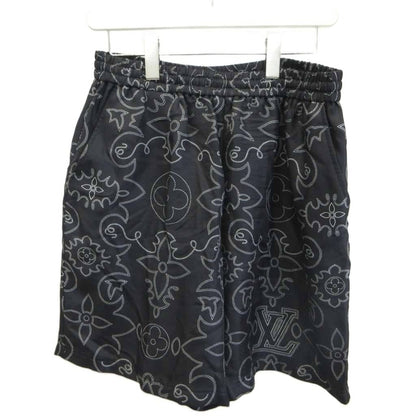 Louis Vuitton Shorts Silk 100% LV Arabesque Motif All Over Print Drawstring 50
