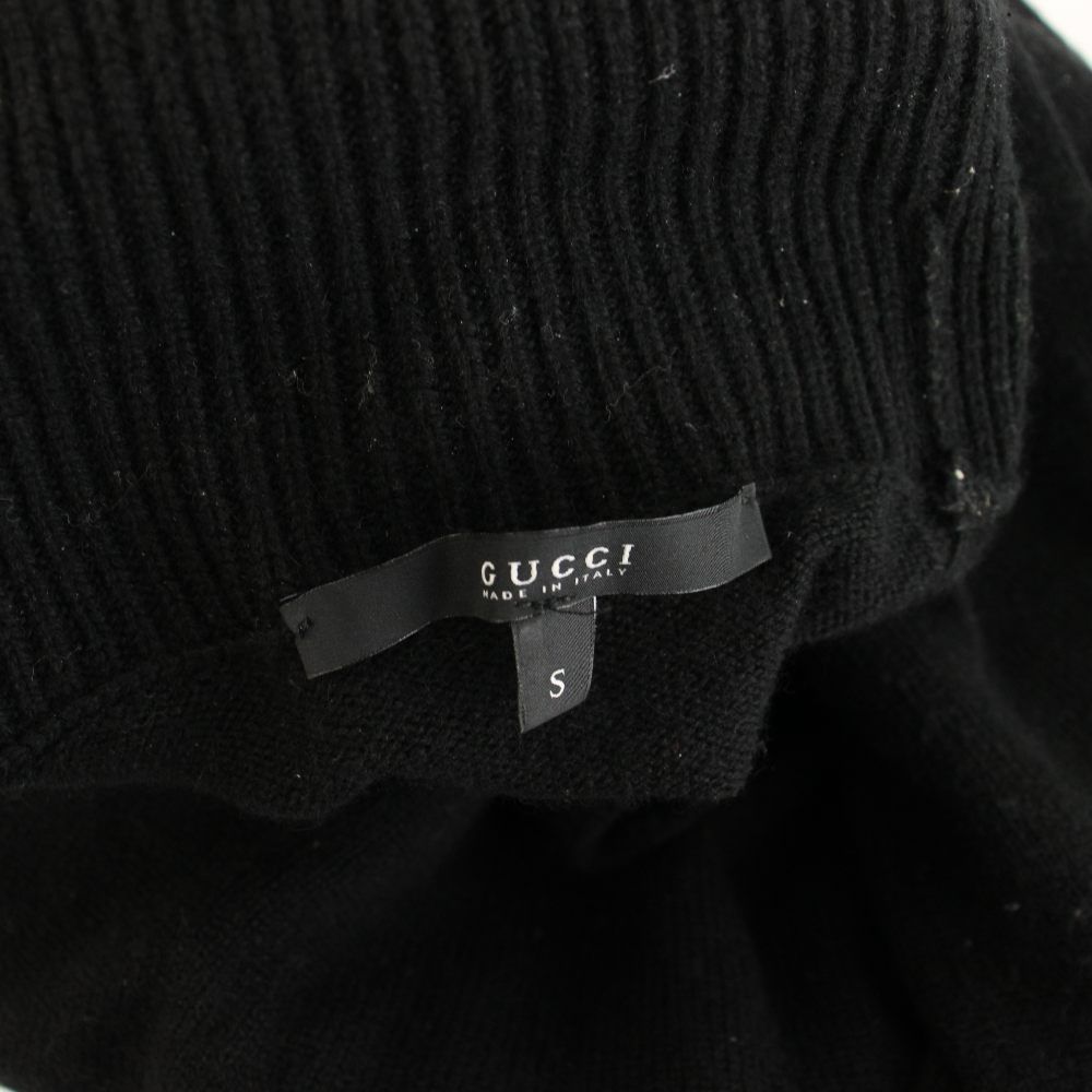 Gucci Knit Sweater Long Sleeve Cashmere Black S — view 8