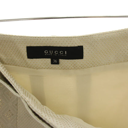 Gucci Set Top and Bottom Jacket Zip-up Trapezoidal Skirt Mini Glitter Blend — view 7