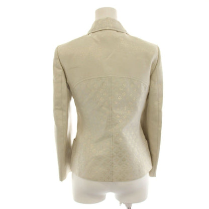 Gucci Set Top and Bottom Jacket Zip-up Trapezoidal Skirt Mini Glitter Blend — view 3