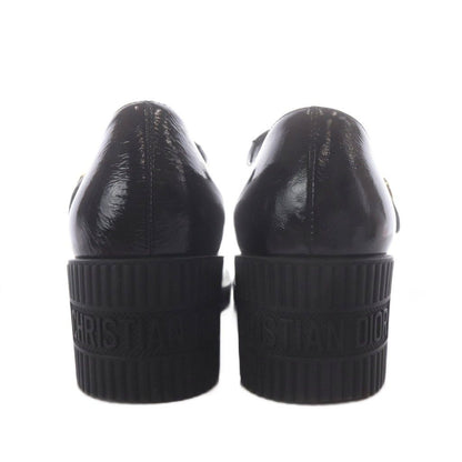 Dior D-doll Pumps Mary Jane Chunky Heel Strap Patent Leather Black — view 3