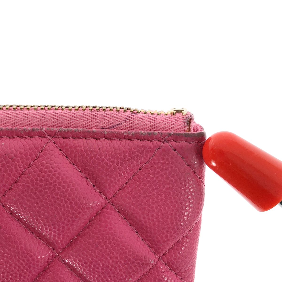 Chanel Quilted Classic Mini Pouch Pink — view 6