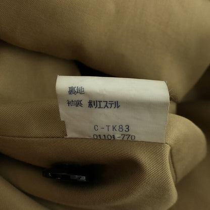 Saint Laurent Vintage Cotton Piping Overcoat Black — view 7