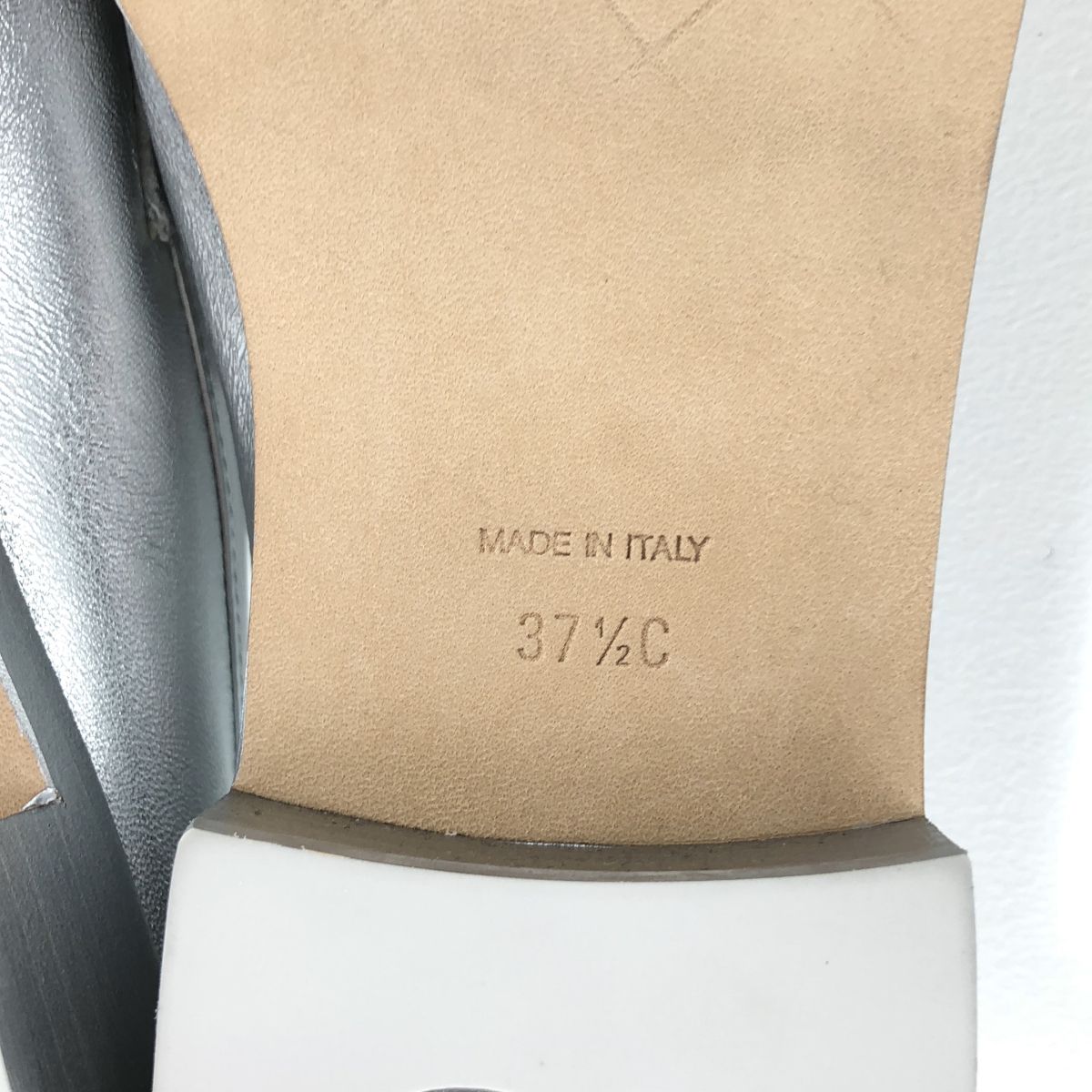 Chanel CC Logo Camellia Loafers Silver — view 6