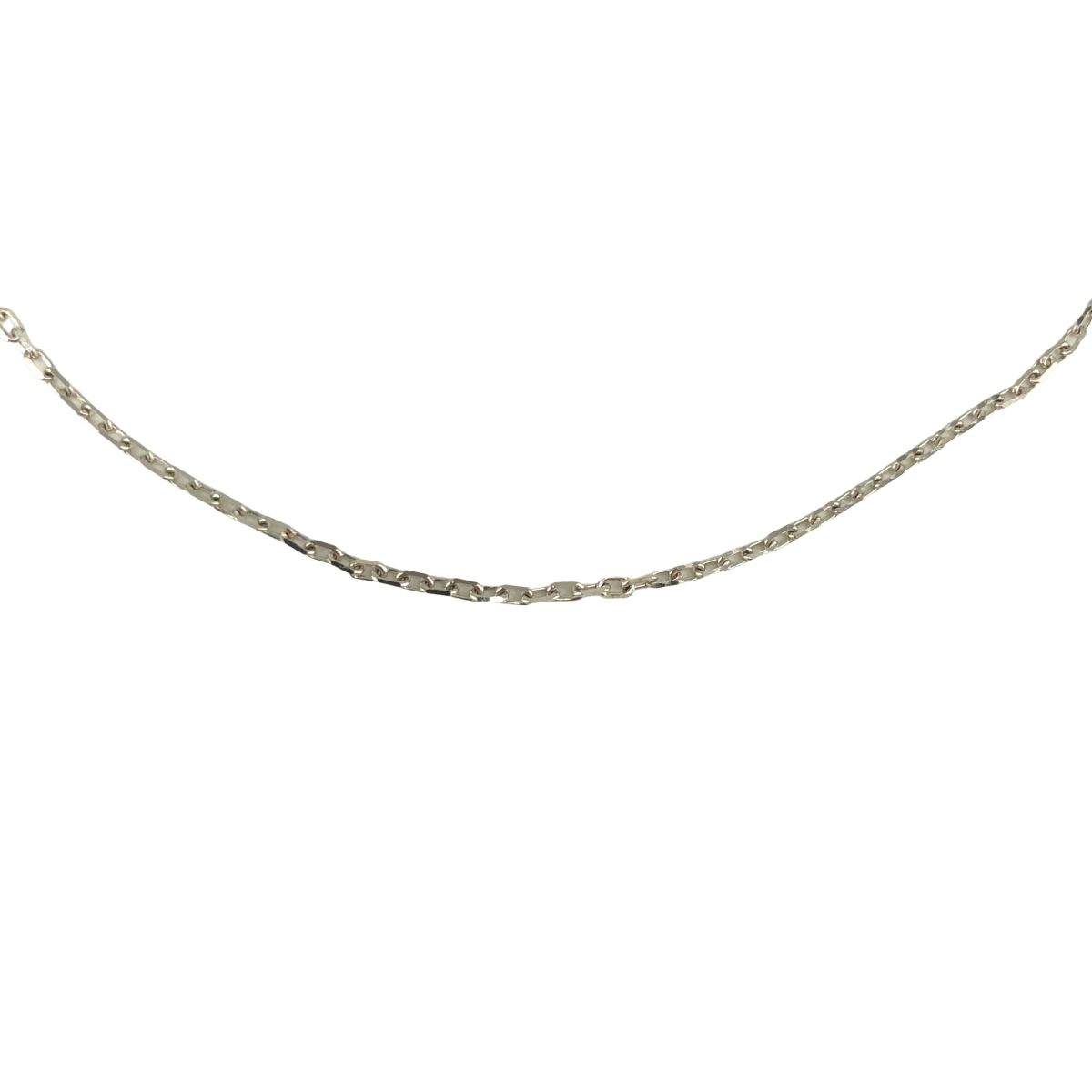 Cartier Logo Chain Necklace Silver — view 3