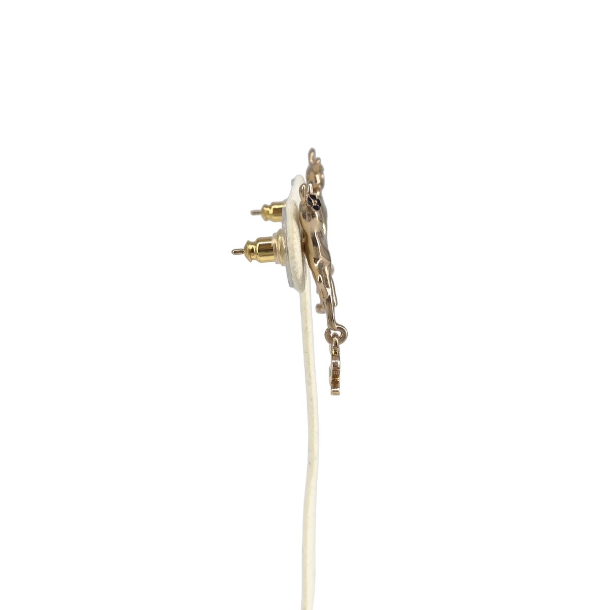 Chanel 25P Bambi CC Logo Earrings Gold — view 5