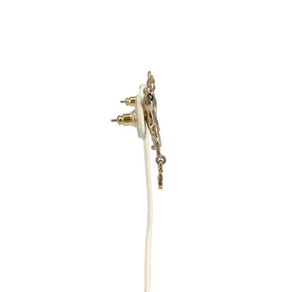 Chanel 25P Bambi CC Logo Earrings Gold — view 5