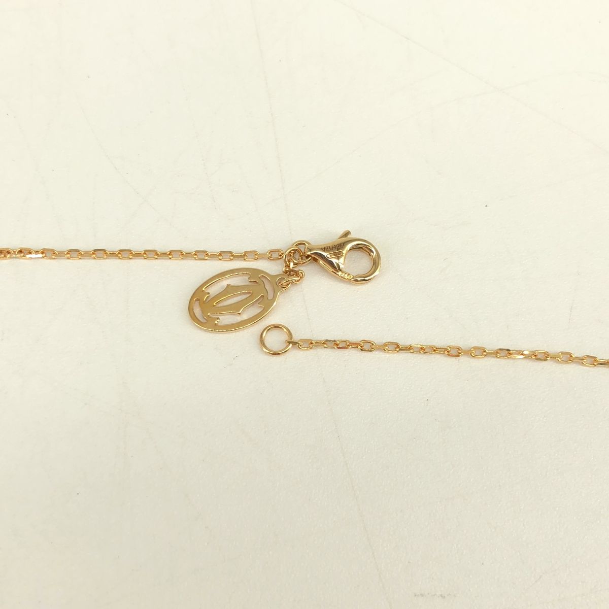 Cartier Logo Chain Necklace Gold — view 4