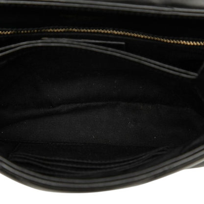 Saint Laurent YSL Logo Loulou Toy Crossbody Shoulder Bag Black Leather — view 4