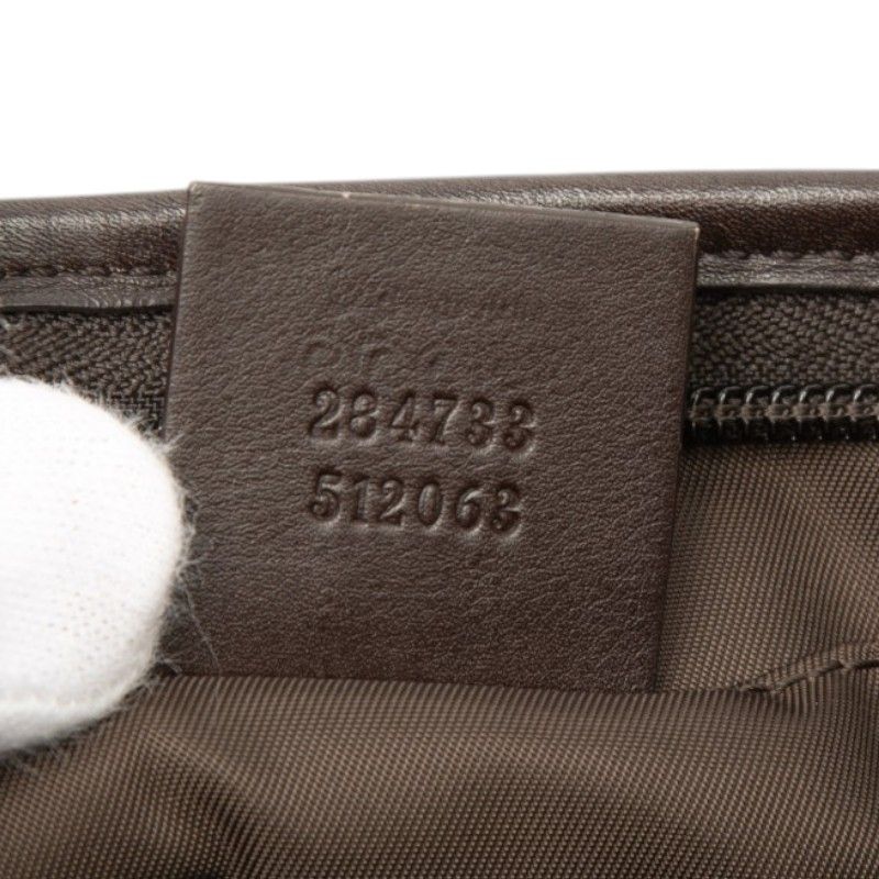 Gucci GG Canvas Sherry Line Mini Tote Bag Beige Brown — view 6