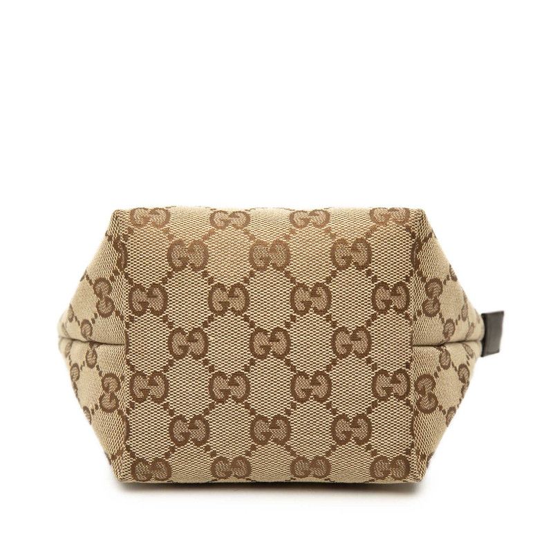Gucci GG Canvas Sherry Line Mini Tote Bag Beige Brown — view 3