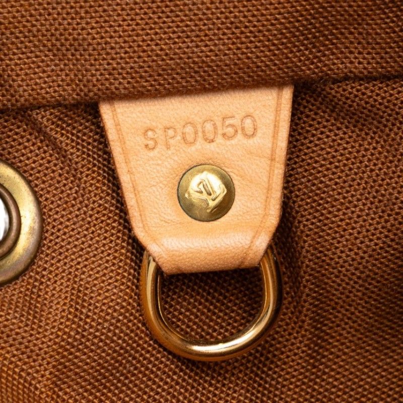 Louis Vuitton Monogram Montsouris MM Backpack Brown Leather — view 6