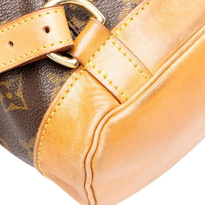 Louis Vuitton Monogram Montsouris MM Backpack Brown Leather — view 7
