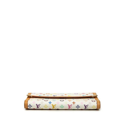 Louis Vuitton Monogram Multicolor Porte Tresor International Trifold Wallet — view 3