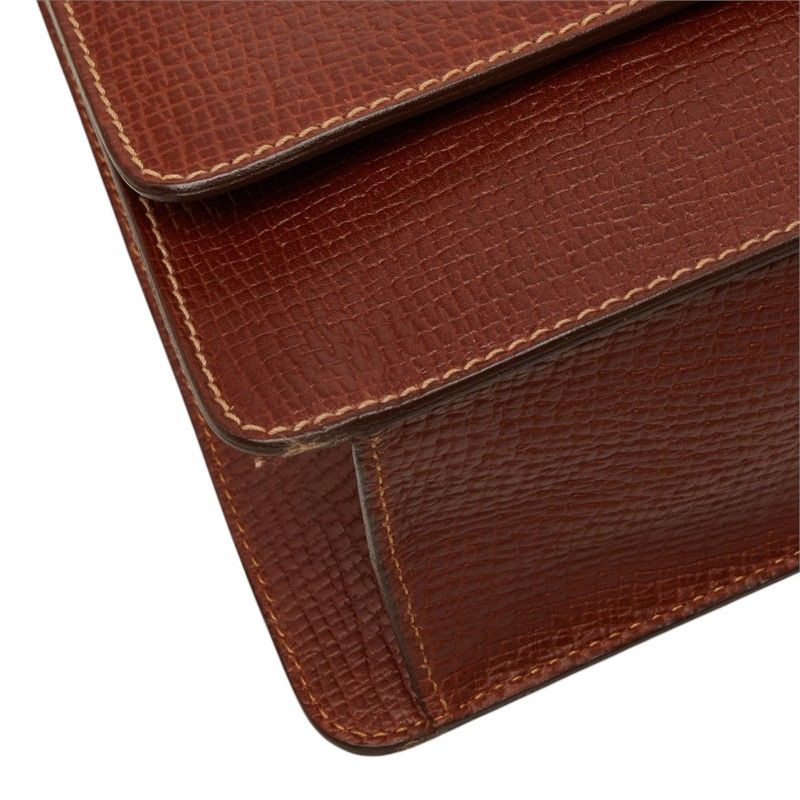 Loewe Barcelona 2-Way Shoulder Bag Brown Leather — view 5
