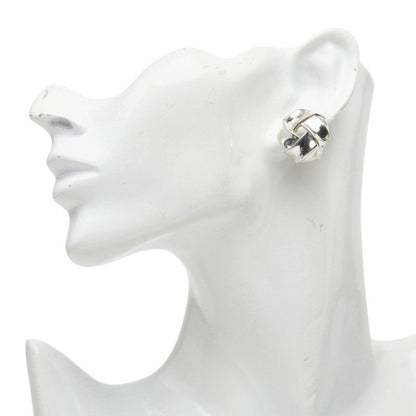 Tiffany & Co Ribbon Knot Earrings Silver — view 5