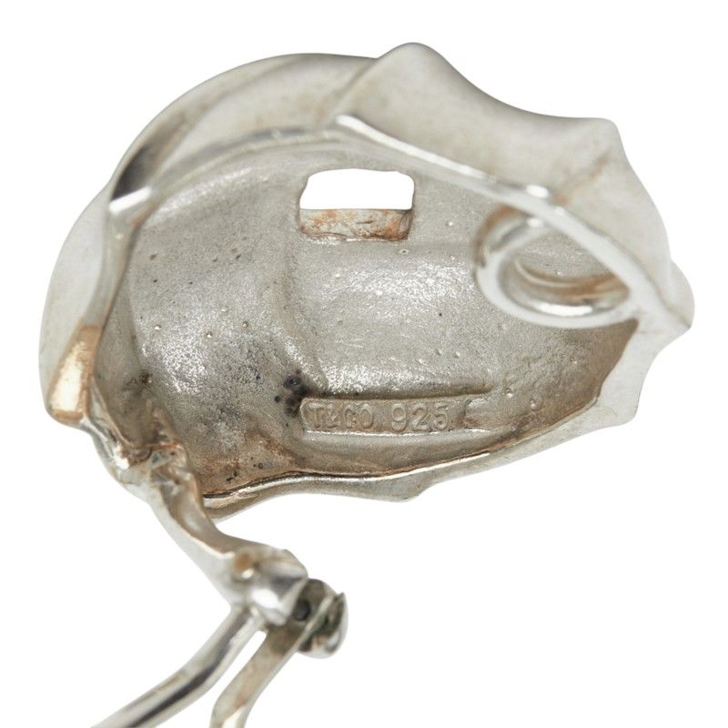 Tiffany & Co Ribbon Knot Earrings Silver — view 4