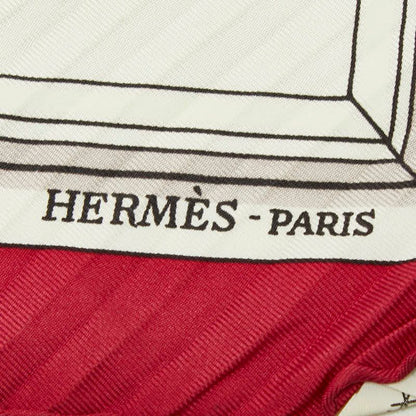 Hermes Carre 90 Quai Aux Fleurs Flower Blooming Coastal Street Scarf Large — view 4