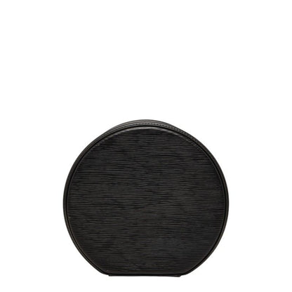 Louis Vuitton Epi Cannes Handbag Vanity Bag Top Handle Noir Black Leather — view 3