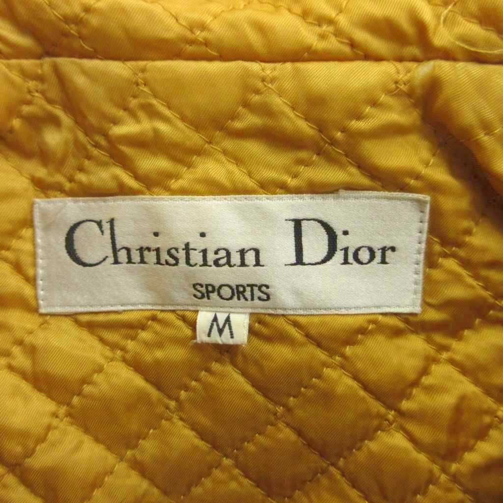 Dior Sports Military Insulation Coat Hood Fur Mustard Yellow Long Sleeve M — view 6