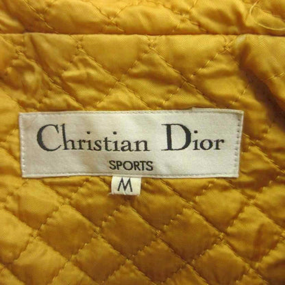 Dior Sports Military Insulation Coat Hood Fur Mustard Yellow Long Sleeve M — view 6