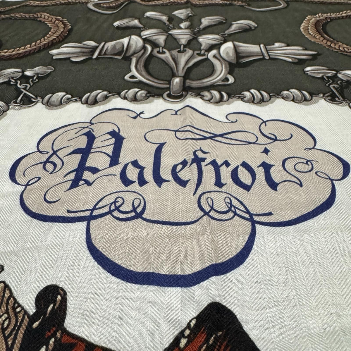 Hermes Carre Geant 140 Palefroi Casisir Shawl Horse Scarf — view 7