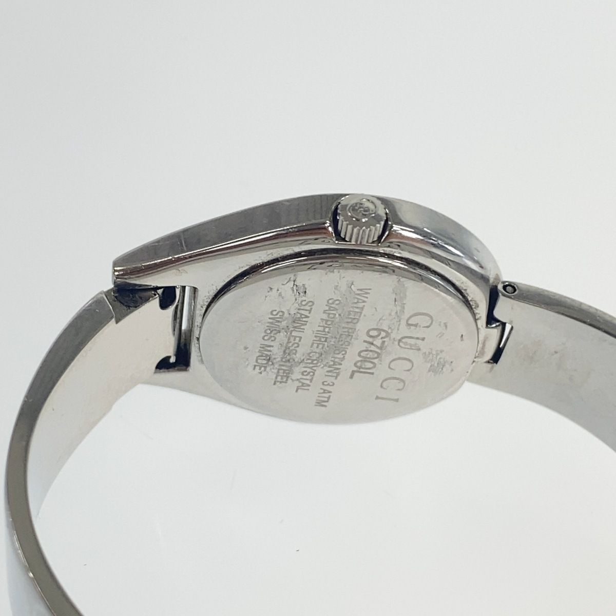 Gucci Vintage Silver Stainless Steel Watch — view 6