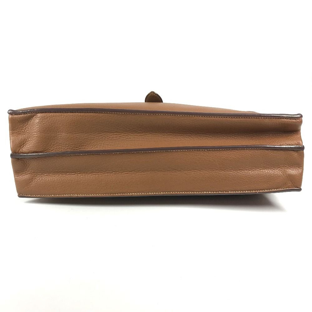 Hermes Business Bag Sac a Depeches 41 Taurillon Clemence Brown — view 5