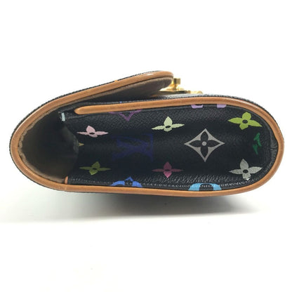 Louis Vuitton Second Bag Pochette Courtney Monogram Multicolor Canvas Noir Black — view 3