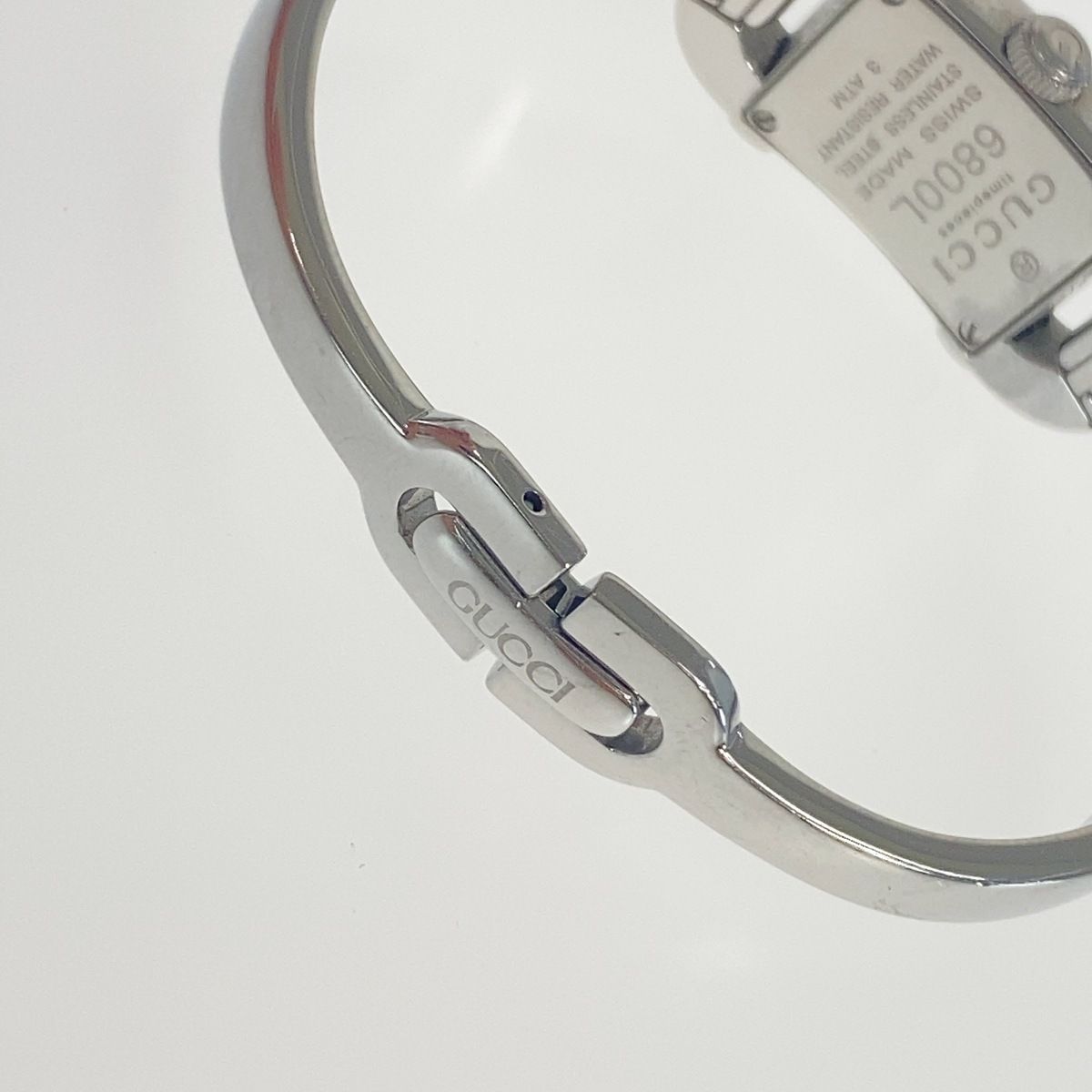 Gucci Vintage Silver Black Stainless Steel Watch — view 7